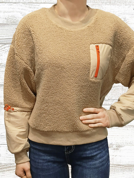 Fleece Pullover Top