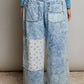 OL Patchwork Denim Pant
