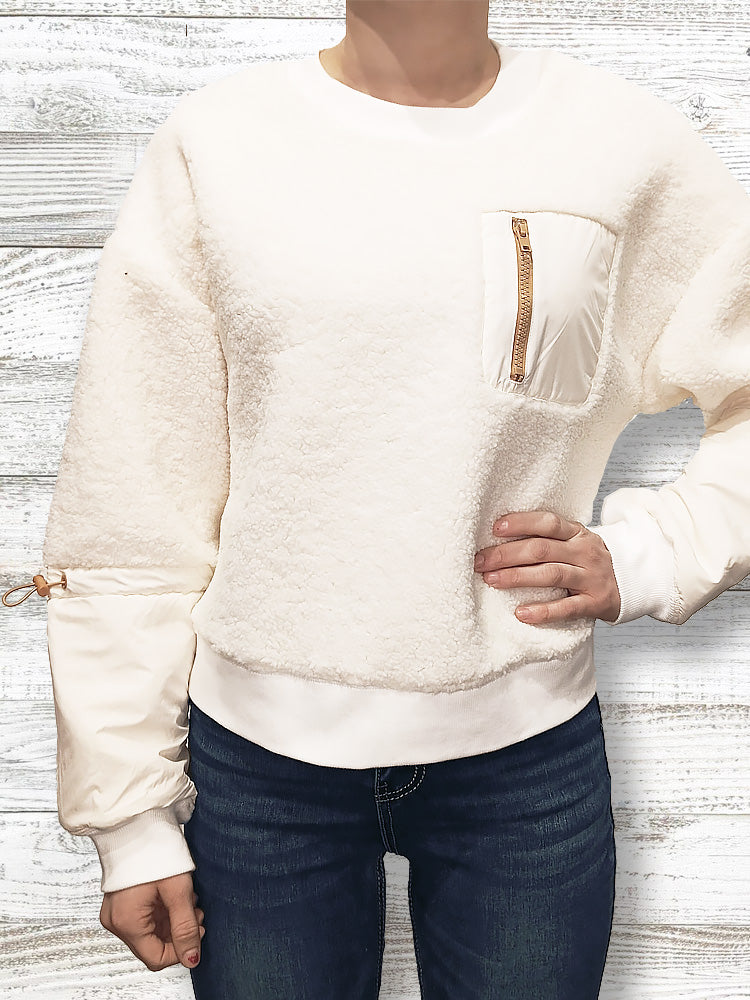 Fleece Pullover Top