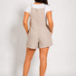 Acid Washed Linen Romper