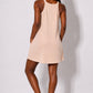 Ribbed Mini Romper Dress