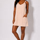 Ribbed Mini Romper Dress