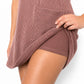 OL Ribbed Mini Romper Dress