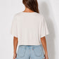 OL Ribbed Crop Box T-Shirt