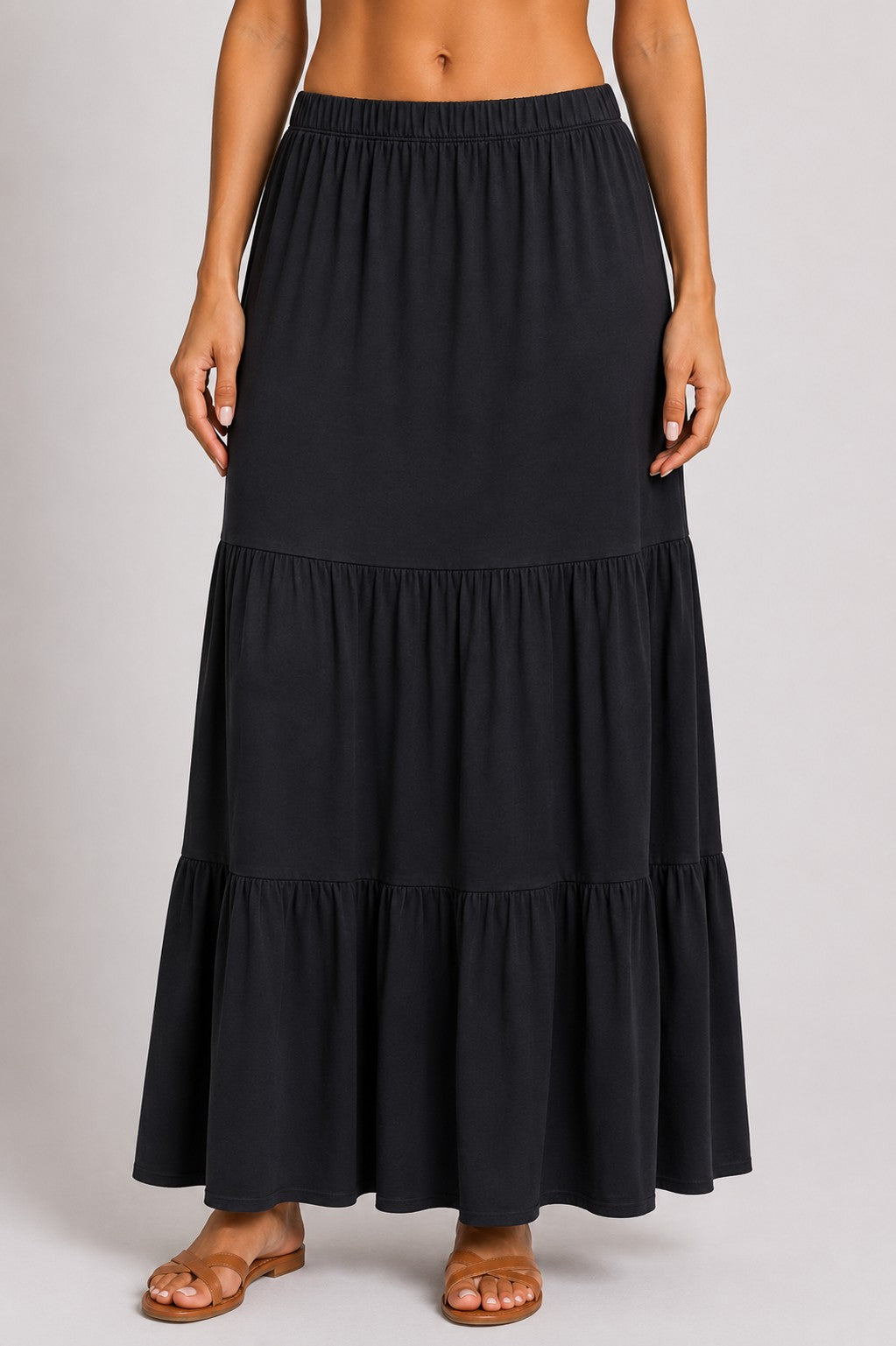 Tiered Maxi Skirt