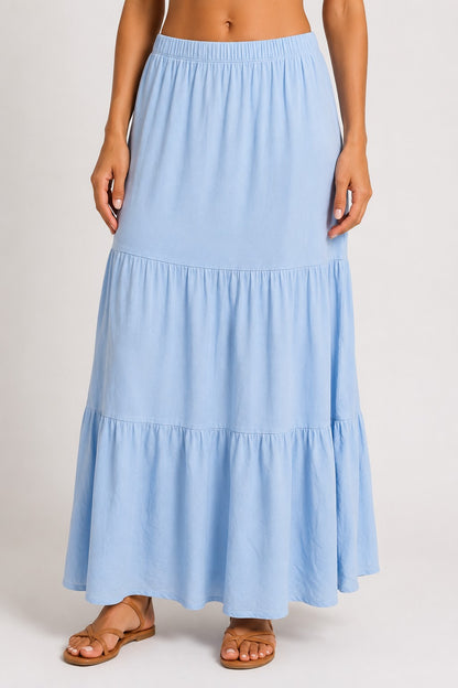 Tiered Maxi Skirt