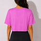 OL Ribbed Crop Box T-Shirt