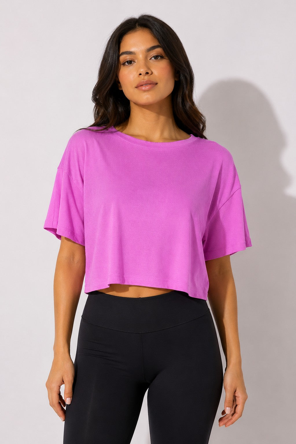 OL Ribbed Crop Box T-Shirt