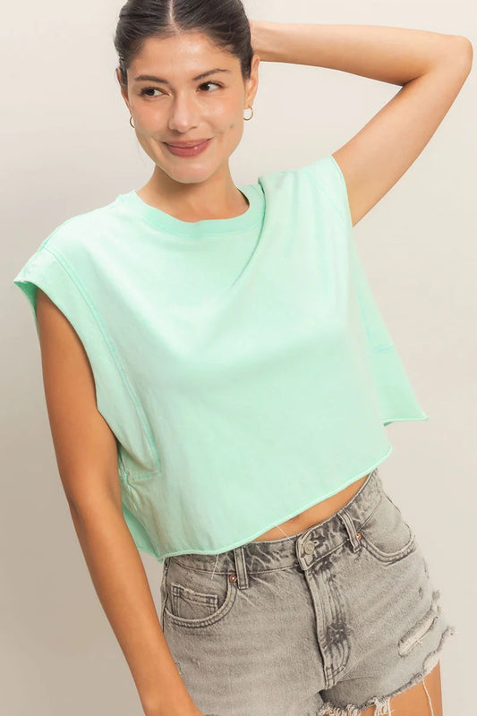 Short Sleeve Box Top