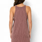 OL Ribbed Mini Romper Dress