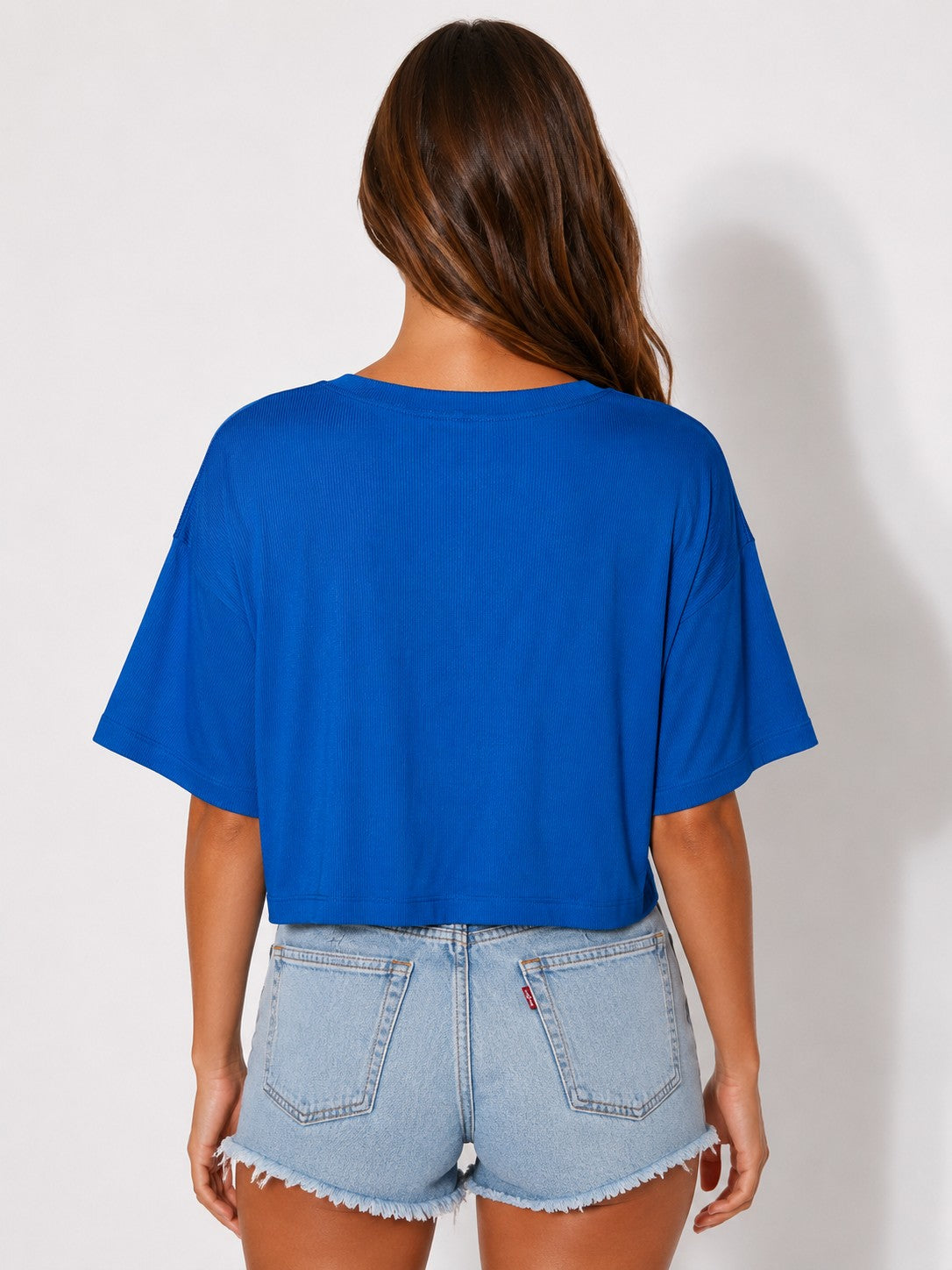 OL Ribbed Crop Box T-Shirt