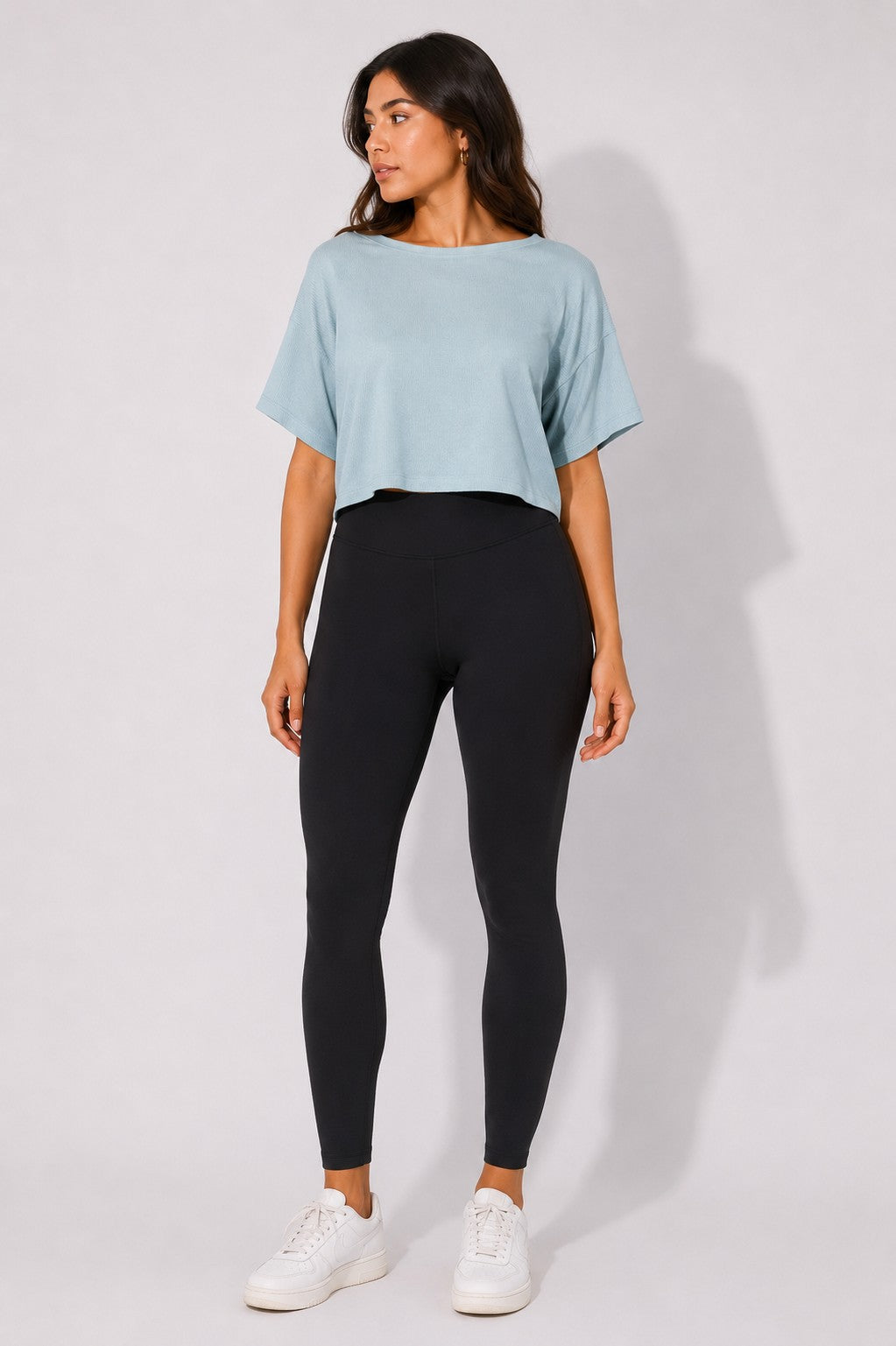 OL Ribbed Crop Box T-Shirt