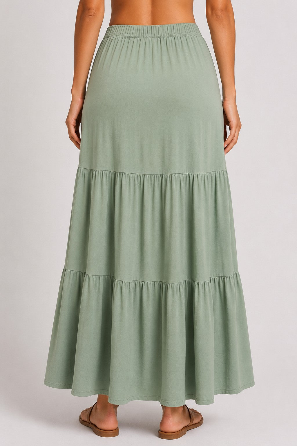 Tiered Maxi Skirt