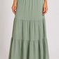 Tiered Maxi Skirt