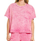 OL Acid Wash Cotton Short Set