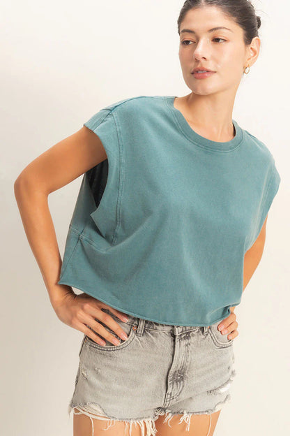 Short Sleeve Box Top