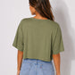 OL Ribbed Crop Box T-Shirt