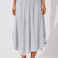 Smocked Maxi-Skirt With Pockets