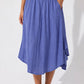 Smocked Maxi-Skirt With Pockets