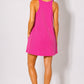 Ribbed Mini Romper Dress