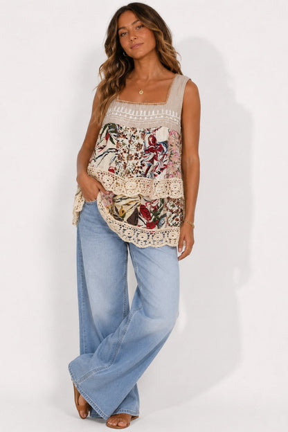 BOHO Tiered Tank Top