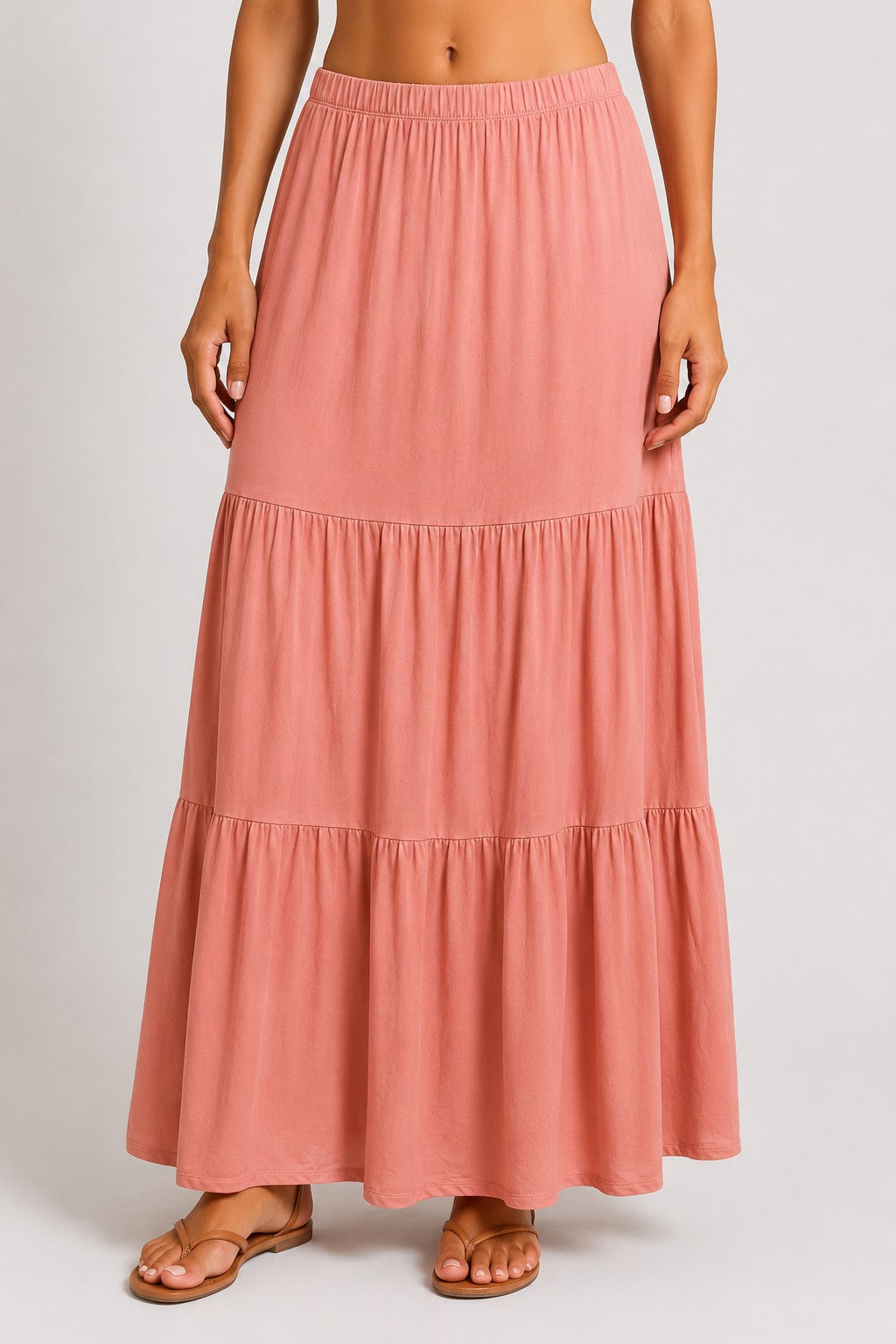 Tiered Maxi Skirt