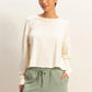 OL Long Sleeve Open Back Top