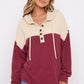 Ribbed Button Hoodie