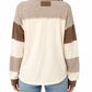 Color Block Oversize Knit Top