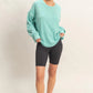 OL Long Sleeve Open Back Top